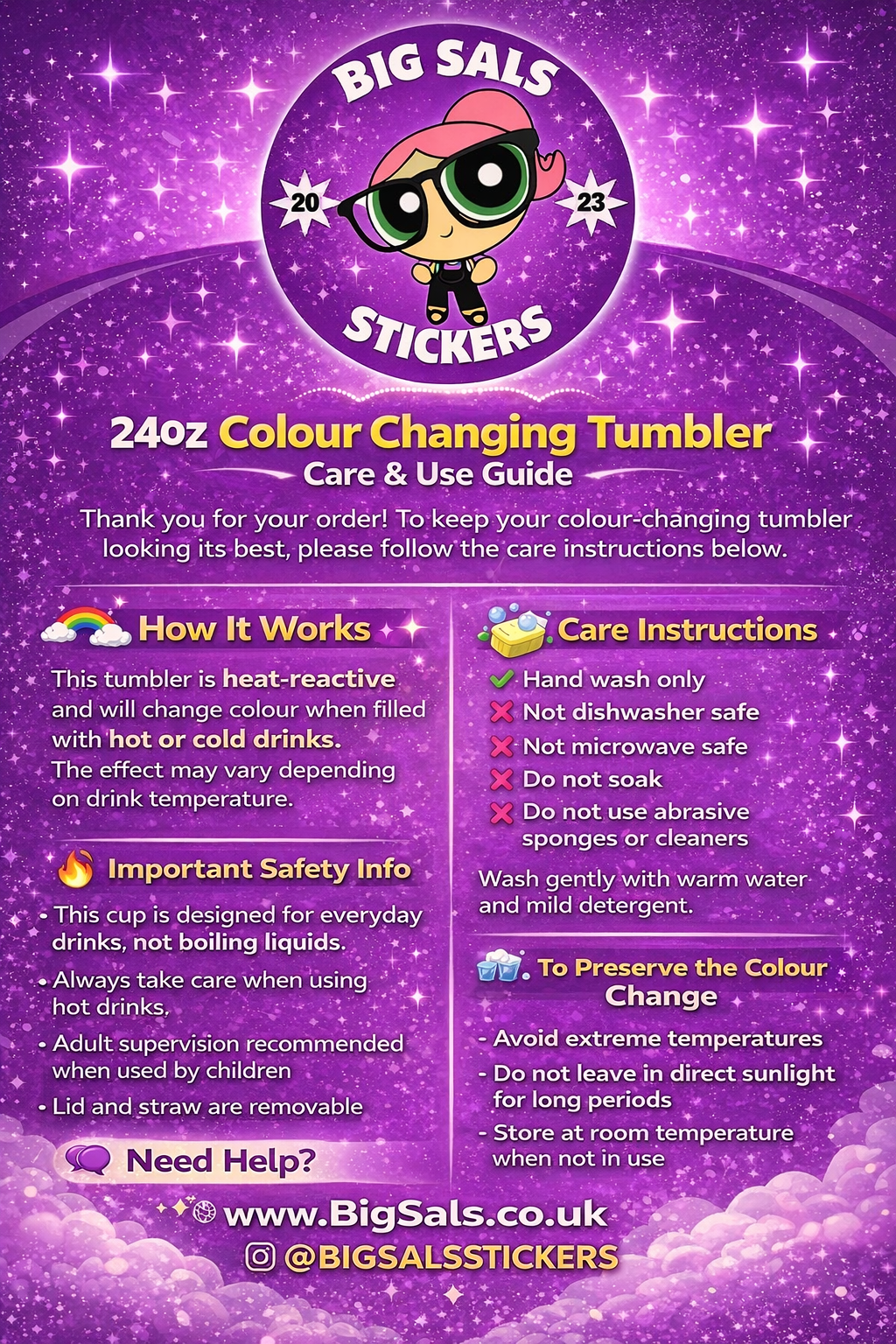 Bunny Easter Tumbler | 24oz Colour Changing Tumbler Cup – Hot & Cold Reactive Reusable Drink Cup