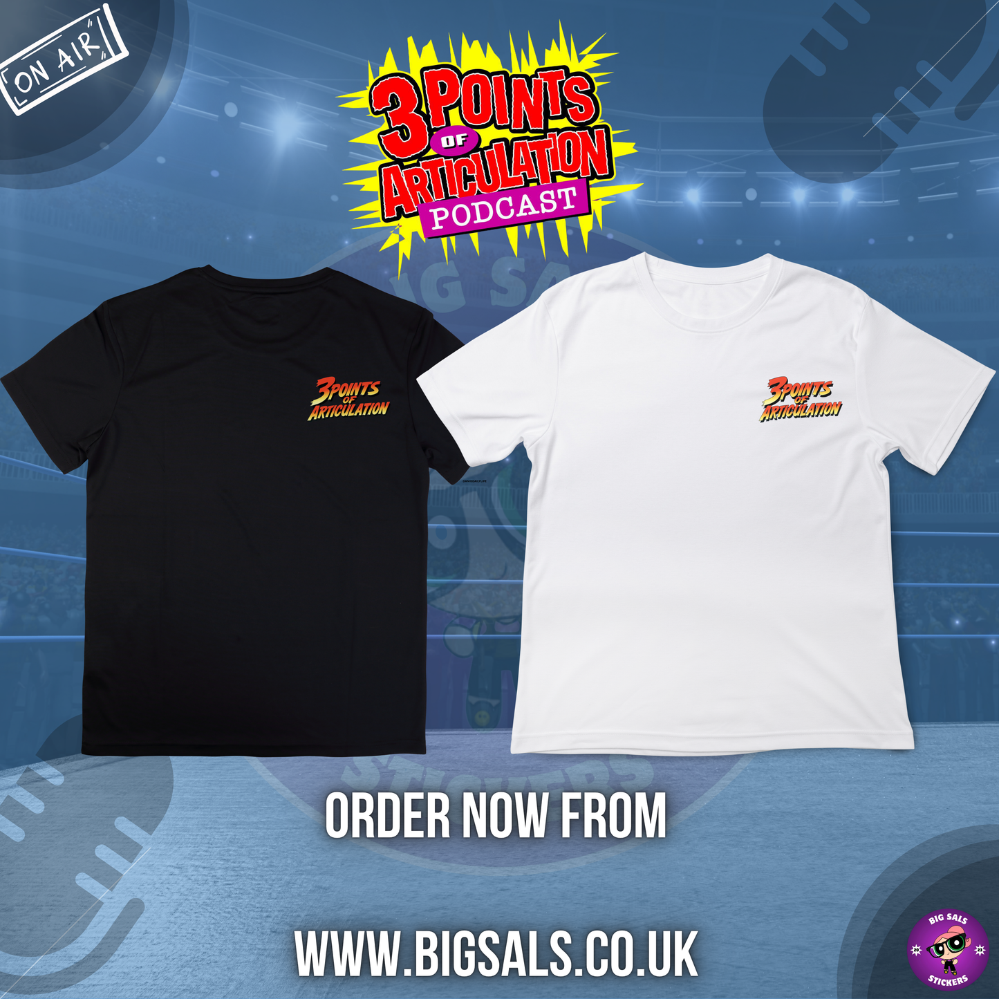 Big Sals x 3 Point of Articulation x StreetFighter T-Shirt