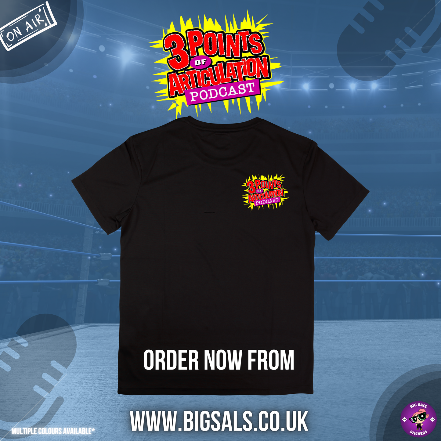 Official 3POA Logo Tee — “Plastic Chat, Printed Fresh”