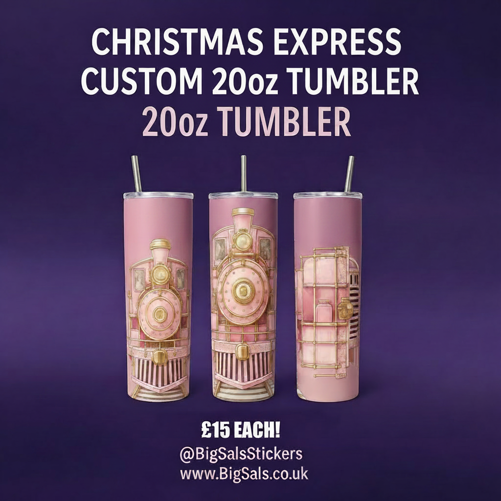 Christmas Express Pink - YOUR blank HERE