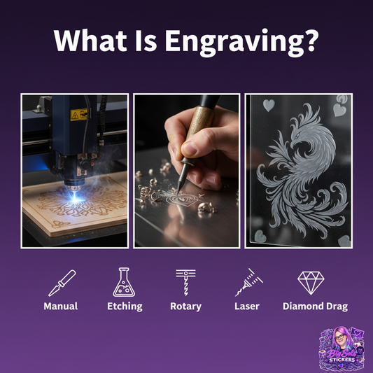 What Is Engraving? Complete Guide to Manual, Etching and Laser Engraving by Big Sals Stickers