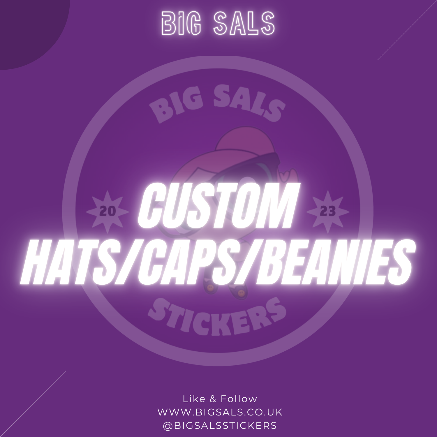 Custom Caps/Hats/Beanies