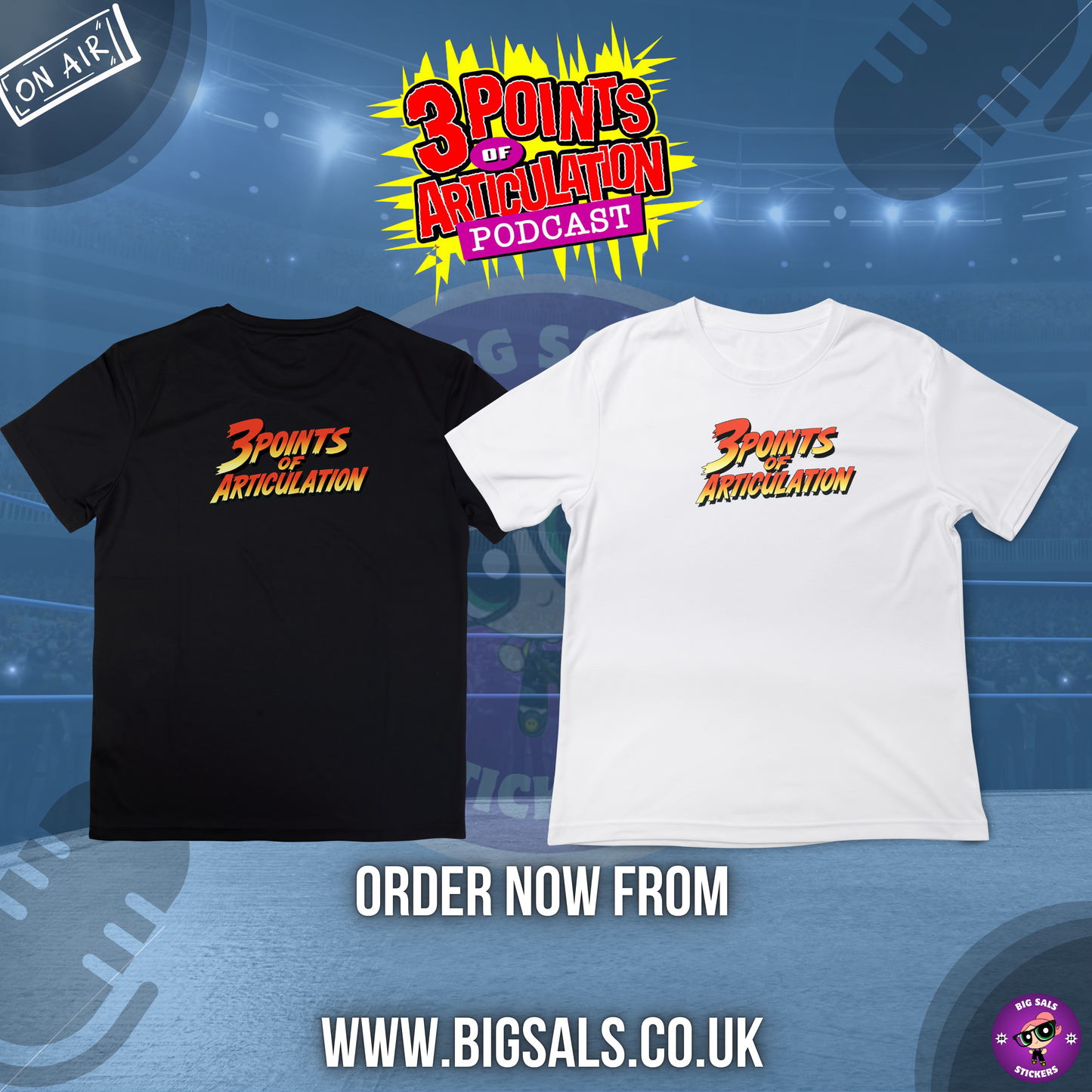 Big Sals x 3 Point of Articulation x StreetFighter T-Shirt