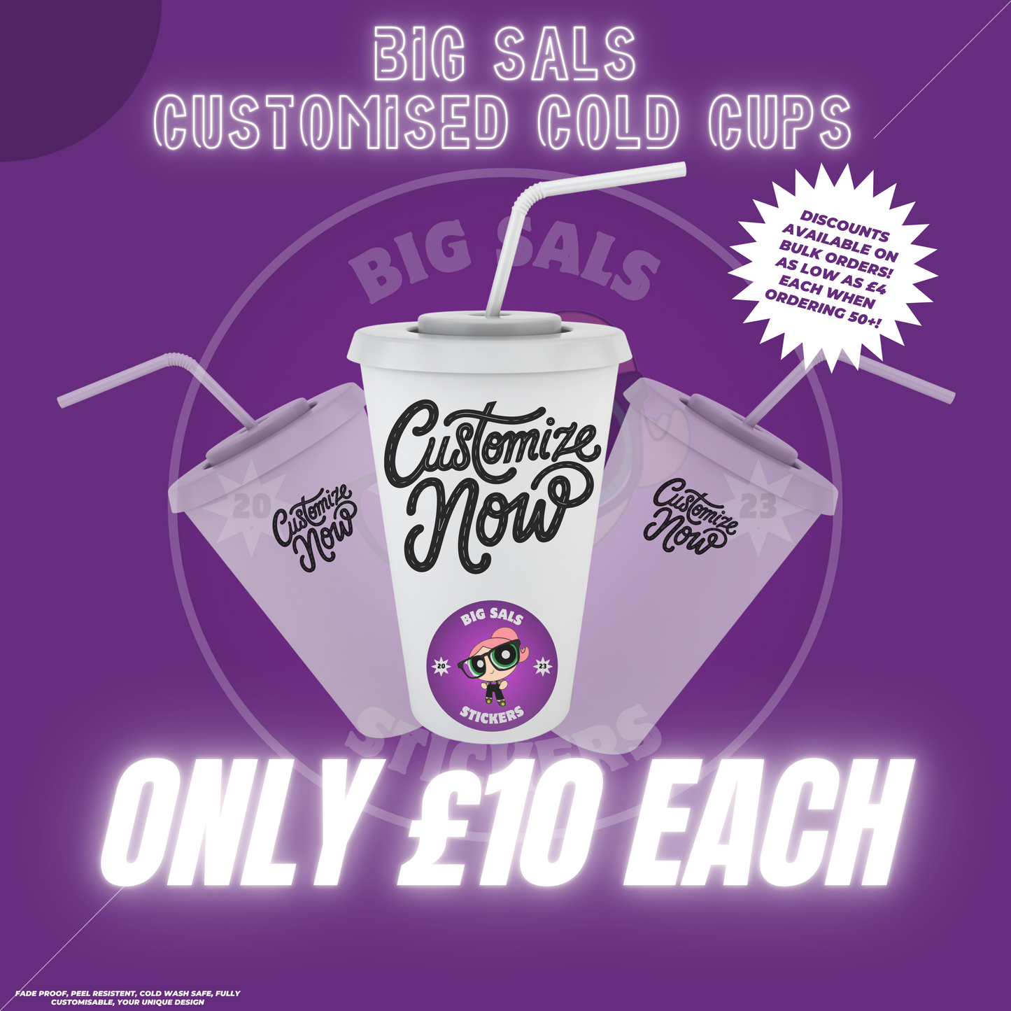 Custom Cold Cups