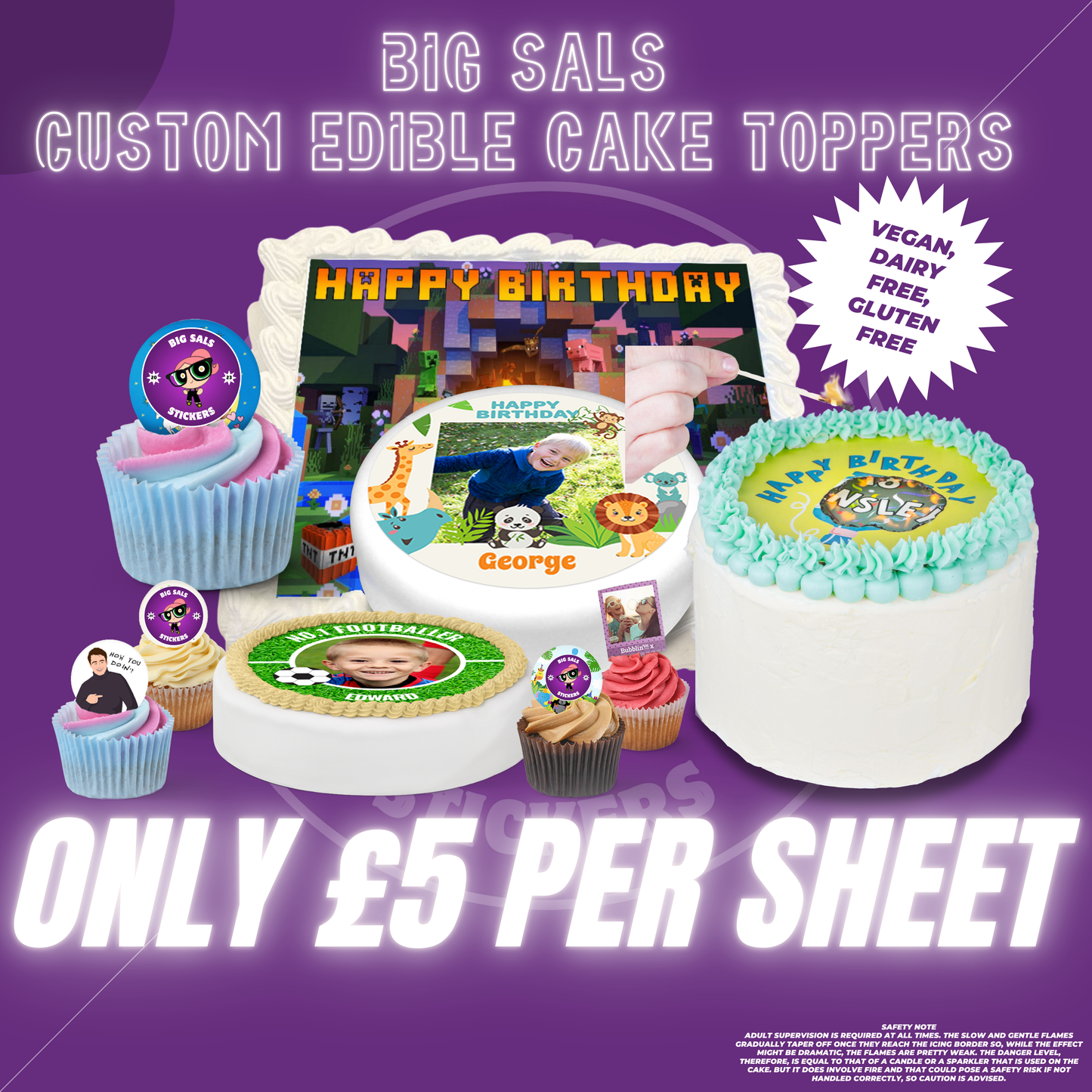 Custom Edible Cake Toppers