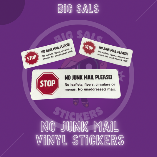 NO JUNK MAIL! - Sticker Set By Big Sals