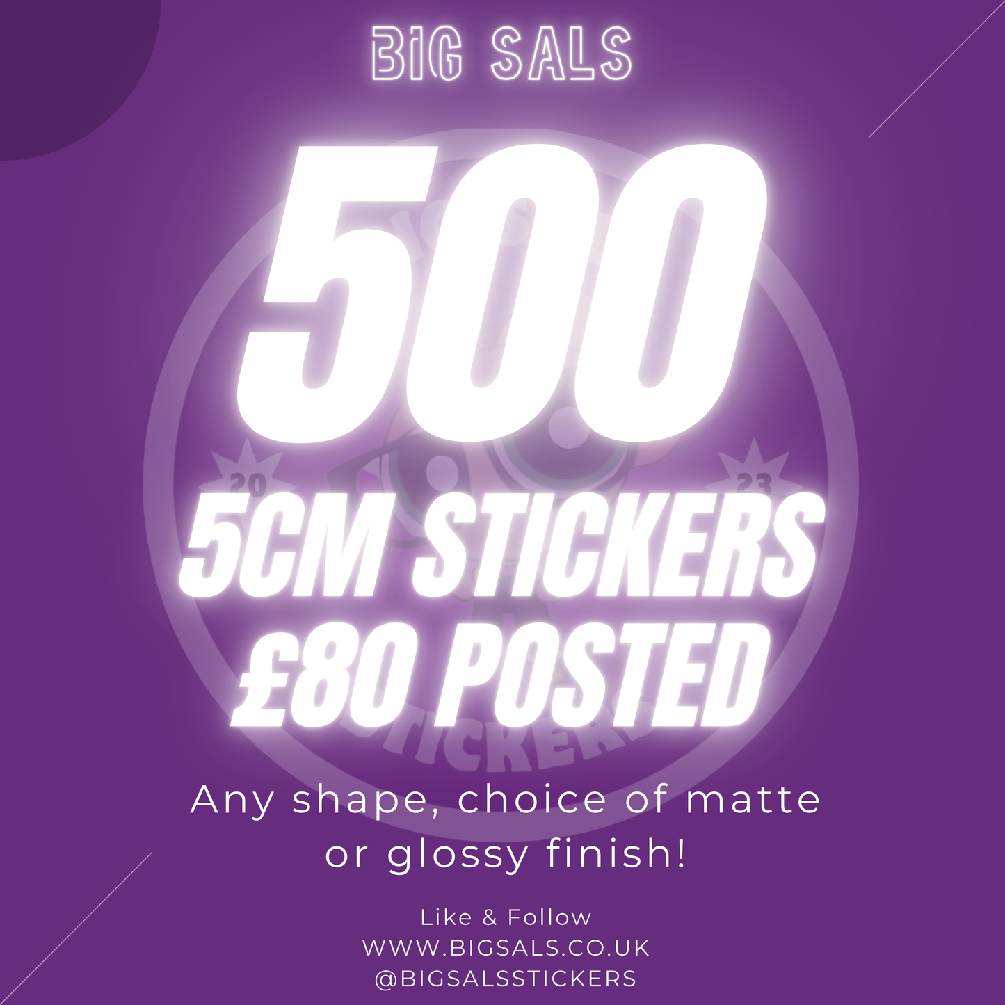 STICKER SEASON SALE!