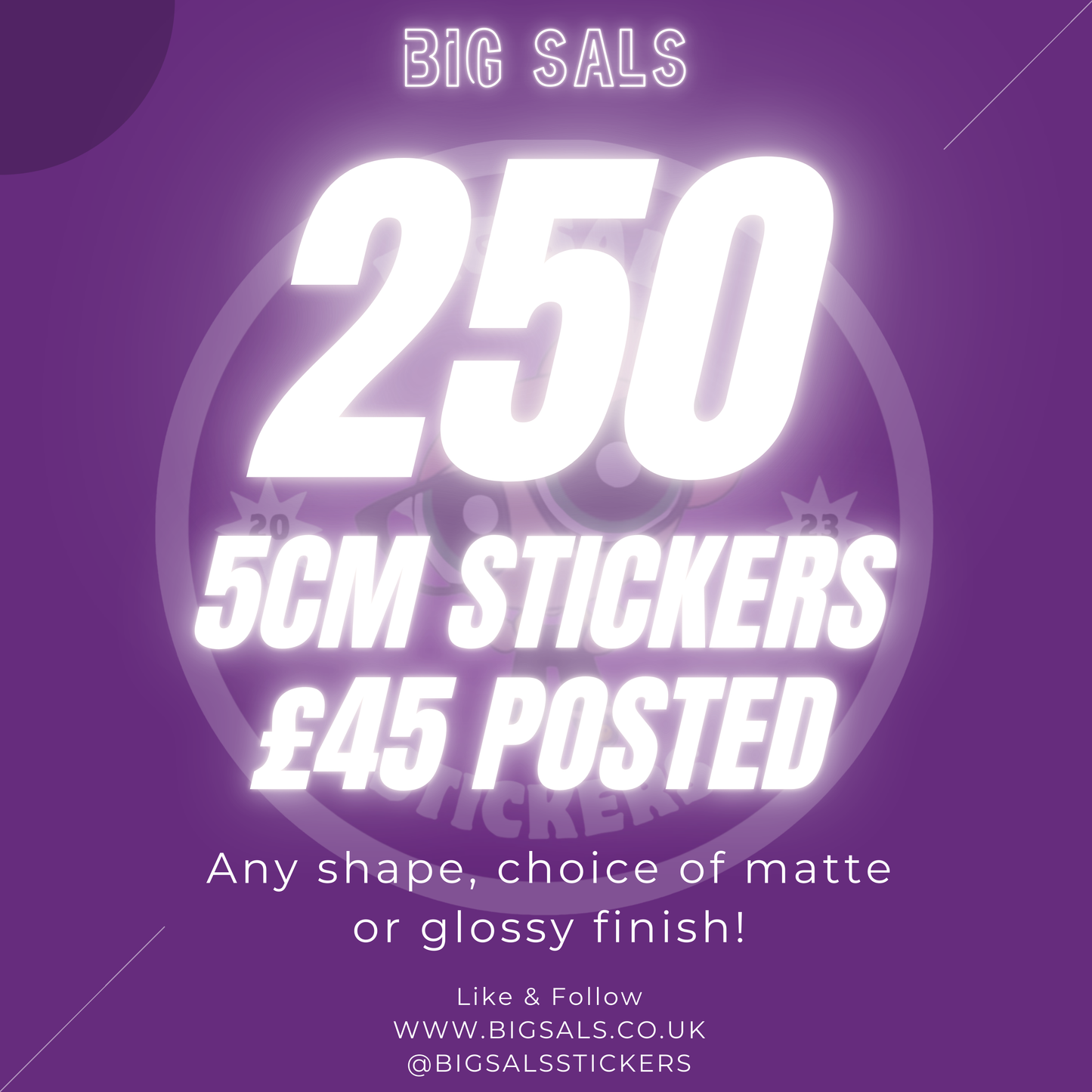 STICKER SEASON SALE!