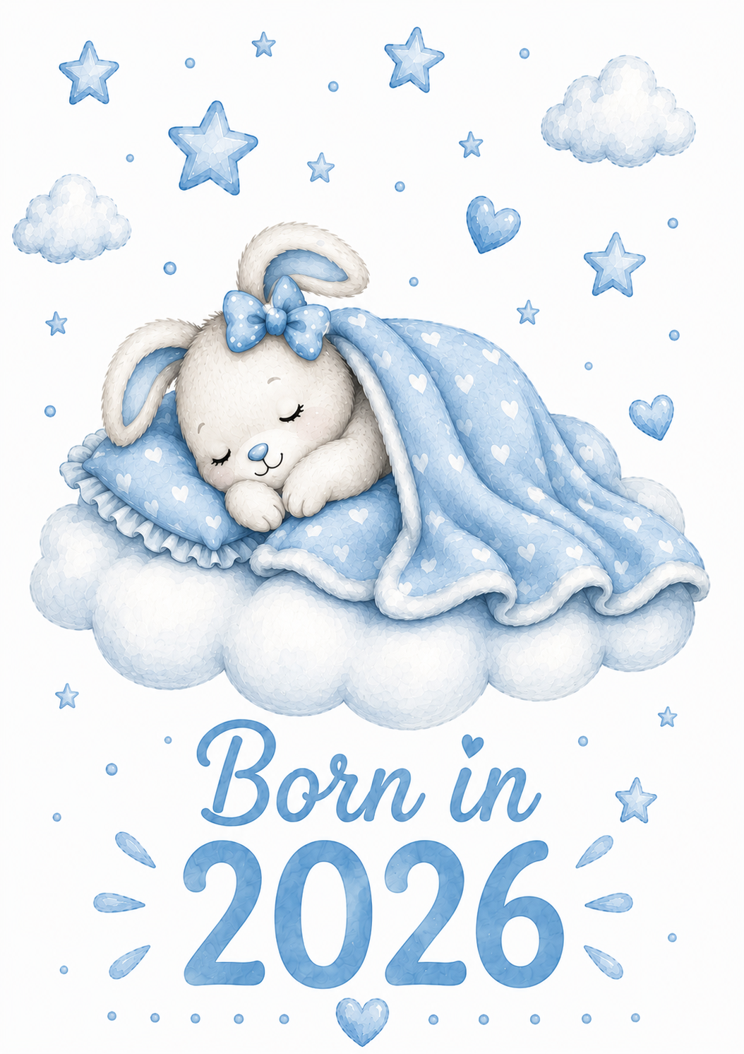 Born in 2026 Personalised Baby Grow | Custom Keepsake Gift - Big Sals