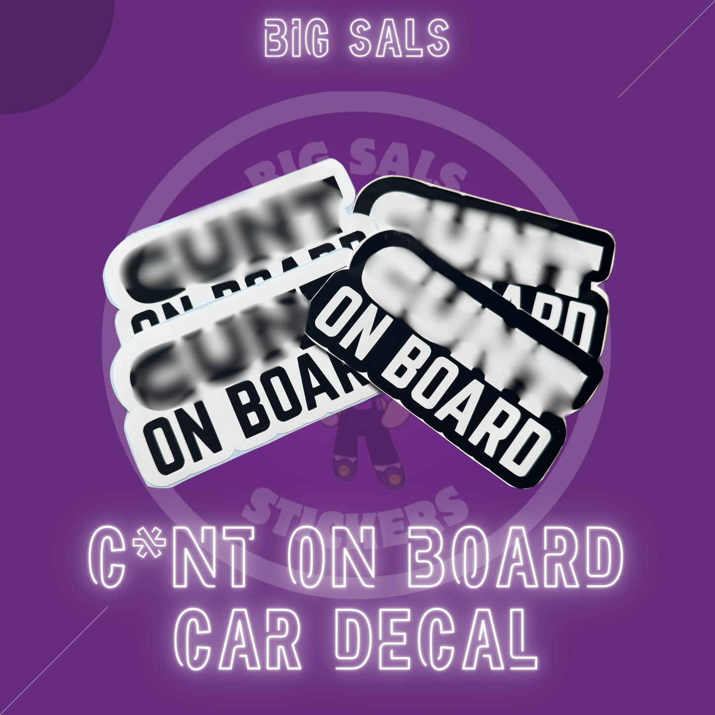 Big Sals Car Decals - Rude, But who aint!