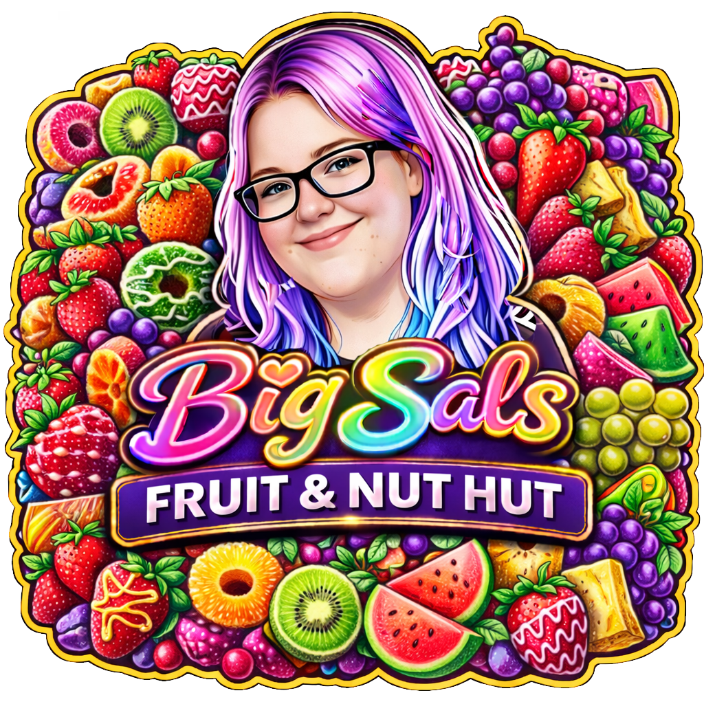 Big Sals Crystal Candy Grapes – Hard Crack Sugar Coated Grapes (Pick 2 Colours, Flavours & Toppings)