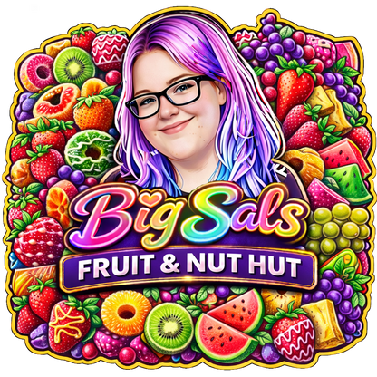 Big Sals Crystal Candy Grapes – Hard Crack Sugar Coated Grapes (Pick 2 Colours, Flavours & Toppings)