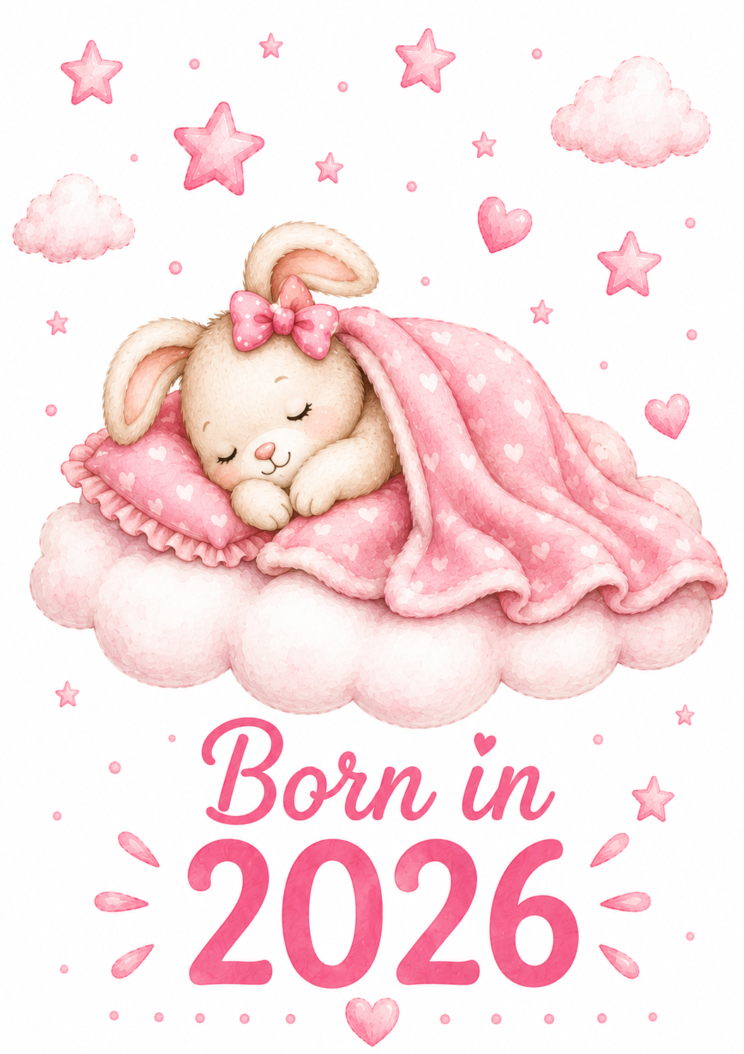 Born in 2026 Personalised Baby Grow | Custom Keepsake Gift - Big Sals