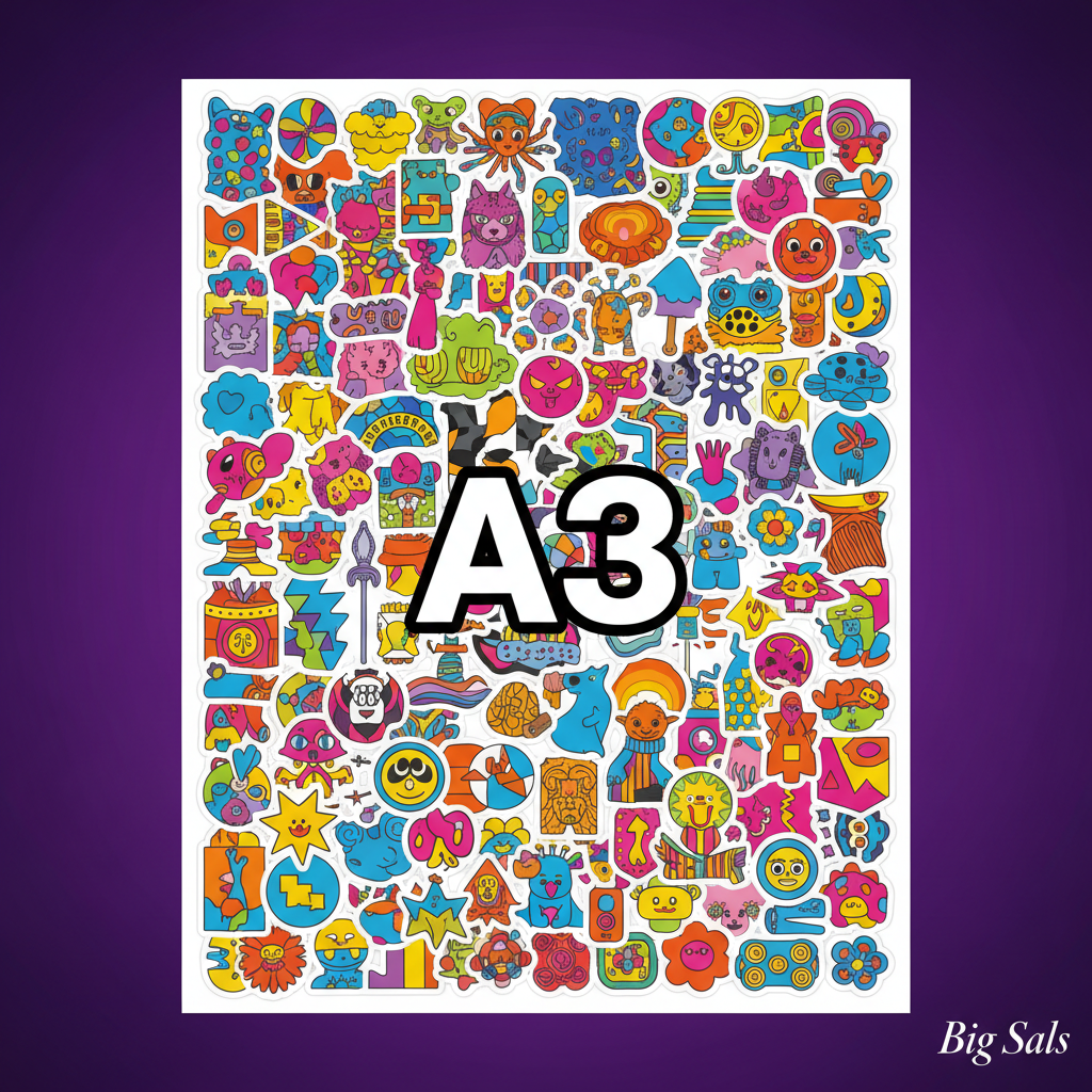 A3 Sticker Sheet Variant