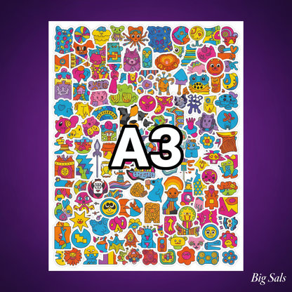 A3 Sticker Sheet Variant