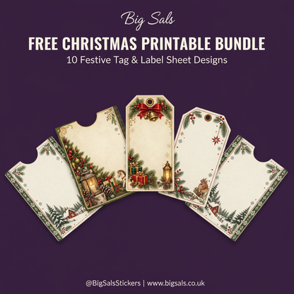 Big Sals FREE Christmas Printable Bundle Promo