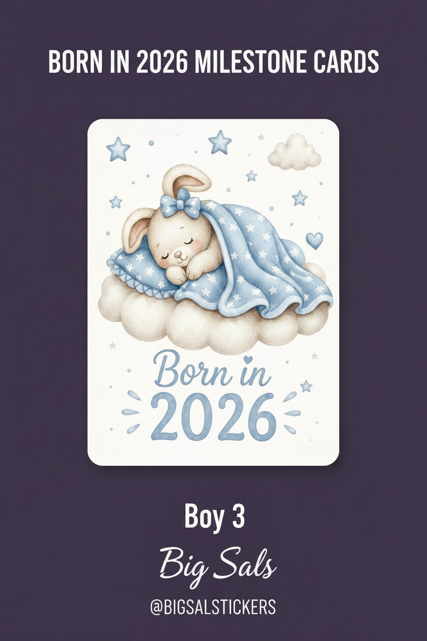 Boy 3 - Sleeping Bunny Blue