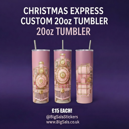 Christmas Express Pink - YOUR blank HERE