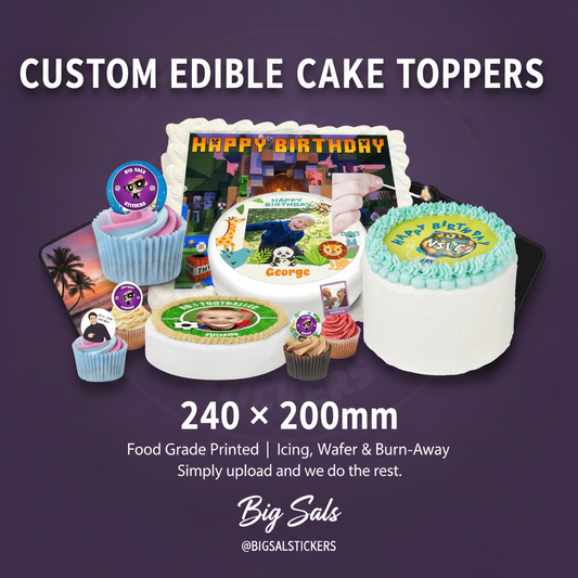 Custom Edible Cake Toppers - Final