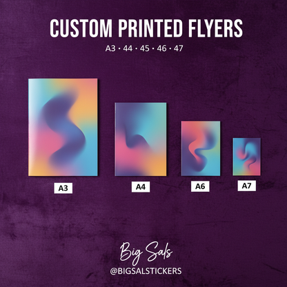 Custom Printed Flyers