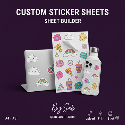 Custom Sticker Sheets - Sheet Builder