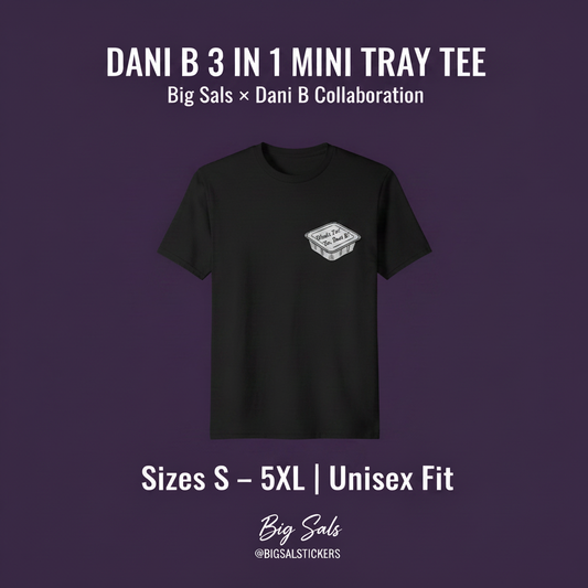 Dani B Mini Tray Tee - Cursive Text