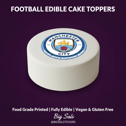 Football Edible Cake Toppers - Promo