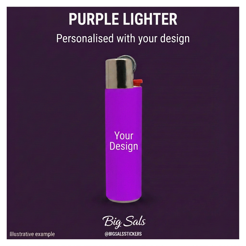 Purple lighter example