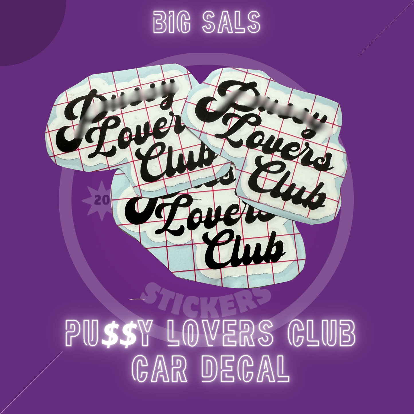 Big Sals Car Decals - Rude, But who aint!