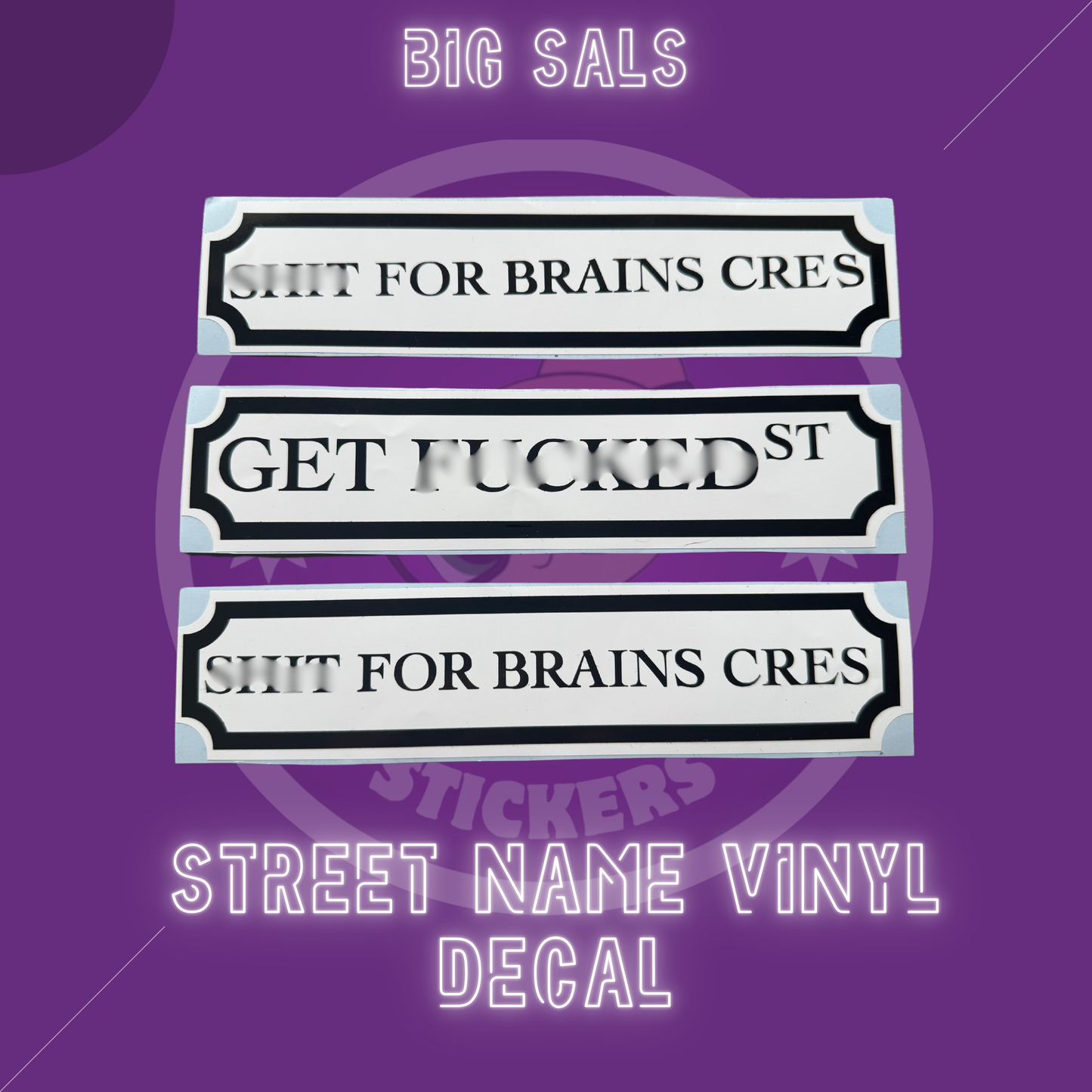 Big Sals Car Decals - Rude, But who aint!